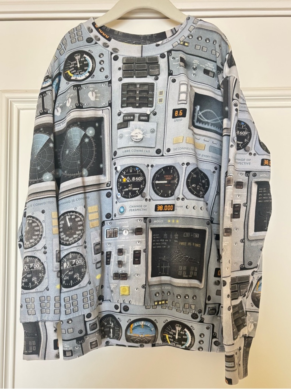 Molo Aircraft Panel Print Jumper